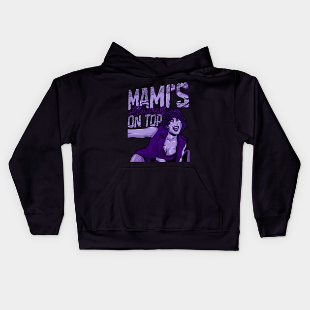 Mami's Always On Top - Rhea Ripley Kids Hoodie by ThomaneJohnson